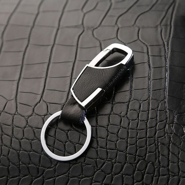 fashion leather keychains for men women classic business keychain metal waist hanging car key ring pendant jewelry llaveros, Silver
fashion leather keychains for men women classic business keychain metal waist hanging car key ring pendant jewelry llaveros, Silver