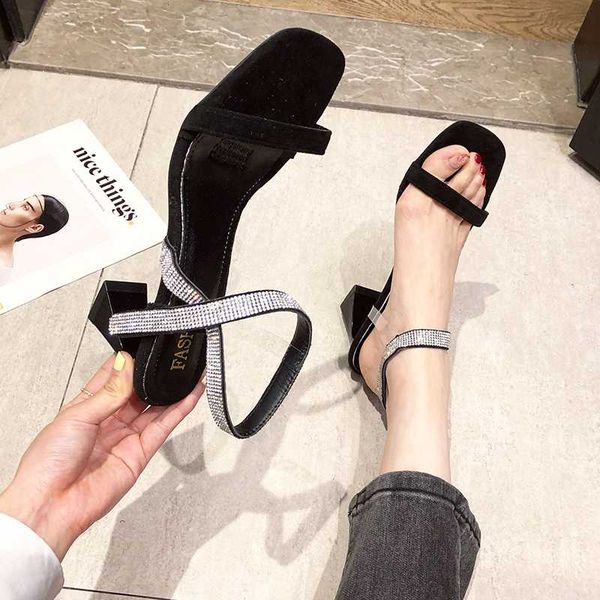 high heel sandal for women sandals elastic band 2020 summer clear heels retro woman shoes suit female beige all-match heeled, Black
high heel sandal for women sandals elastic band 2020 summer clear heels retro woman shoes suit female beige all-match heeled, Black