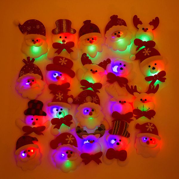 6pcs christmas gift led glowing santa snowman deer glow flashing cartoon brooch badge toy christmas tree luminous decoration
6pcs christmas gift led glowing santa snowman deer glow flashing cartoon brooch badge toy christmas tree luminous decoration