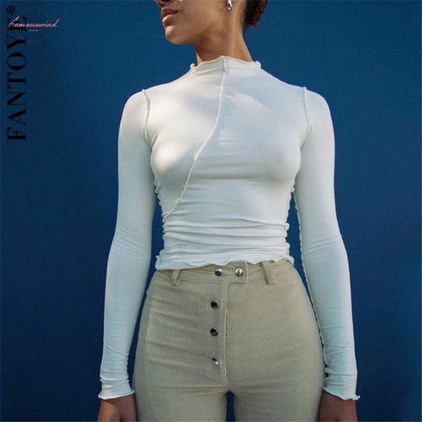 new turtleneck white basic shirt women casual solid slim thin t shirt 2019 autumn petal sleeve pullovers streetwear
new turtleneck white basic shirt women casual solid slim thin t shirt 2019 autumn petal sleeve pullovers streetwear