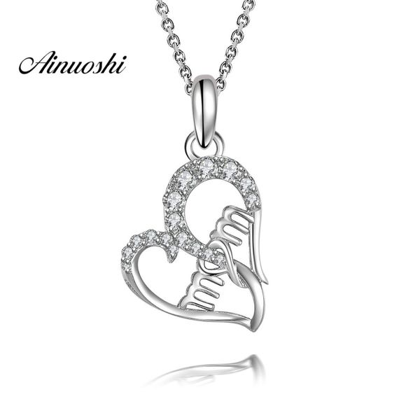 ainuoshi 925 sterling silver pendant necklace for women twisted mom letter heart long chain necklace pendant wedding silver gift
ainuoshi 925 sterling silver pendant necklace for women twisted mom letter heart long chain necklace pendant wedding silver gift
