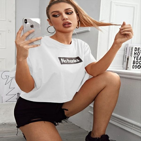 2020 loose sports letter t-shirt female 2020 loose sports letter t-shirt female, White
2020 loose sports letter t-shirt female 2020 loose sports letter t-shirt female, White