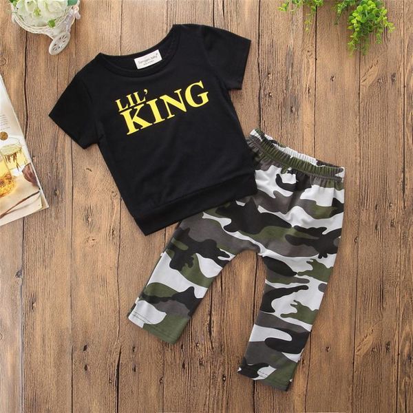 boys clothes set trendy boy short-sleeved letter shirt with camouflage trousers long pants two-piece suit kids clothes, White
boys clothes set trendy boy short-sleeved letter shirt with camouflage trousers long pants two-piece suit kids clothes, White