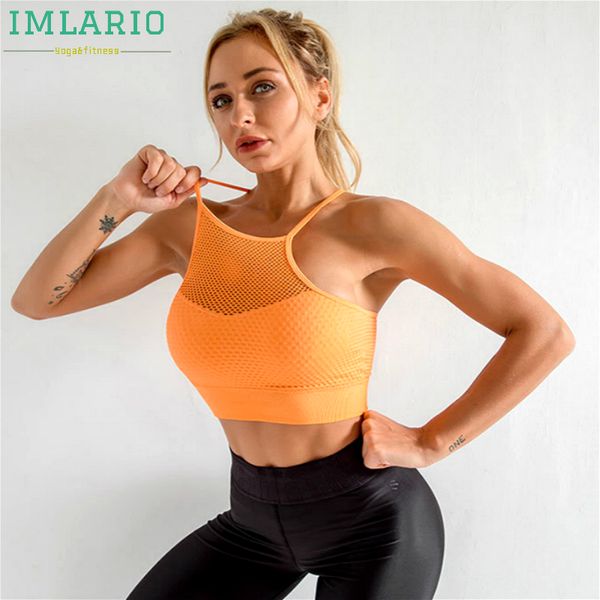 imlario seamless push up gym bra mesh training yoga fitness bras crop running fitness beauty back shockproof brassiere, White;black
imlario seamless push up gym bra mesh training yoga fitness bras crop running fitness beauty back shockproof brassiere, White;black