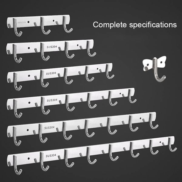 stainless steel hook punch-hooks bathroom towel hook strong seamless kitchen hooks metal storage rack organizer
stainless steel hook punch-hooks bathroom towel hook strong seamless kitchen hooks metal storage rack organizer