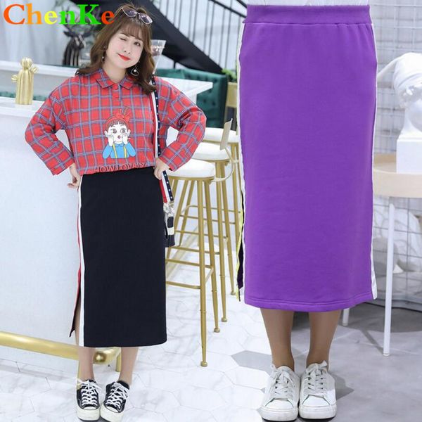 chenke 2018 new xl-4xl plus size long skirt women high waist skirt summer side slit skirts casual vintage skirts for women, Black
chenke 2018 new xl-4xl plus size long skirt women high waist skirt summer side slit skirts casual vintage skirts for women, Black