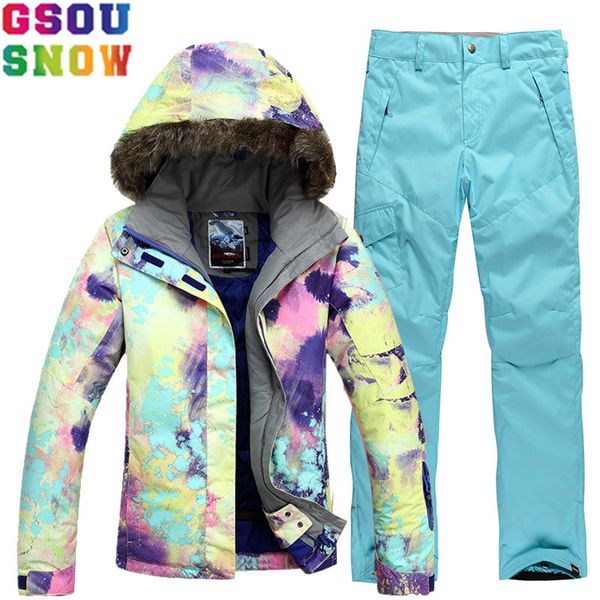 gsou snow brand ski suit women winter skiing jacket snowboarding pants waterproof coat female snow suits outdoor sports clothing
gsou snow brand ski suit women winter skiing jacket snowboarding pants waterproof coat female snow suits outdoor sports clothing