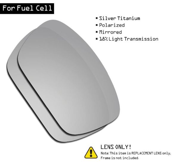 smartvlt polarized sunglasses replacement lenses for fuel cell - silver titanium
smartvlt polarized sunglasses replacement lenses for fuel cell - silver titanium