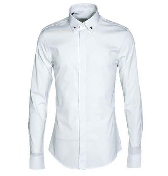 fine grinding hardware electroplating gao file slim fit men's shirt men shirt, White;black
fine grinding hardware electroplating gao file slim fit men's shirt men shirt, White;black