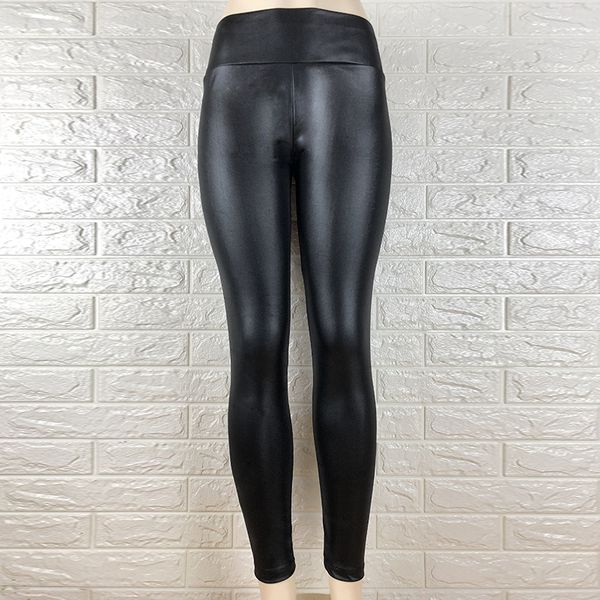 stitching womens pants solid clubwear elastic sports wet look leggings casual fitness, Black
stitching womens pants solid clubwear elastic sports wet look leggings casual fitness, Black