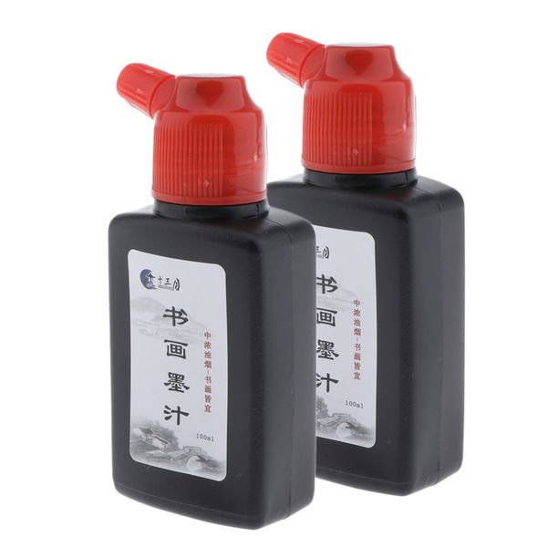 2pcs sumi calligraphy liquid ink in a 100ml bottle, chinese style calligraphy ink
2pcs sumi calligraphy liquid ink in a 100ml bottle, chinese style calligraphy ink