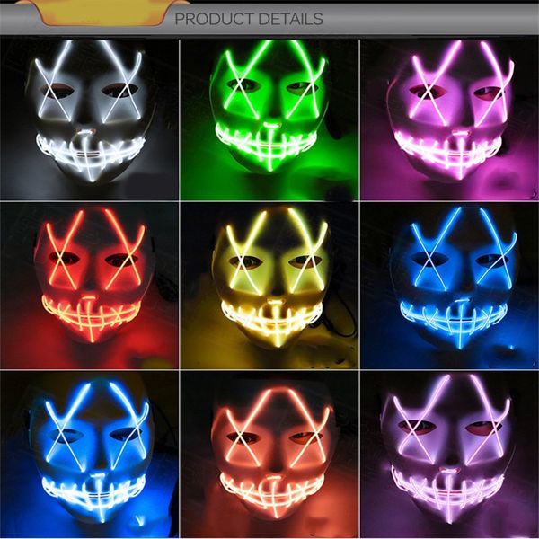 halloween el luminous mask horror grimace bloody el wire halloween carnaval party club bar dj glowing full face masks
halloween el luminous mask horror grimace bloody el wire halloween carnaval party club bar dj glowing full face masks