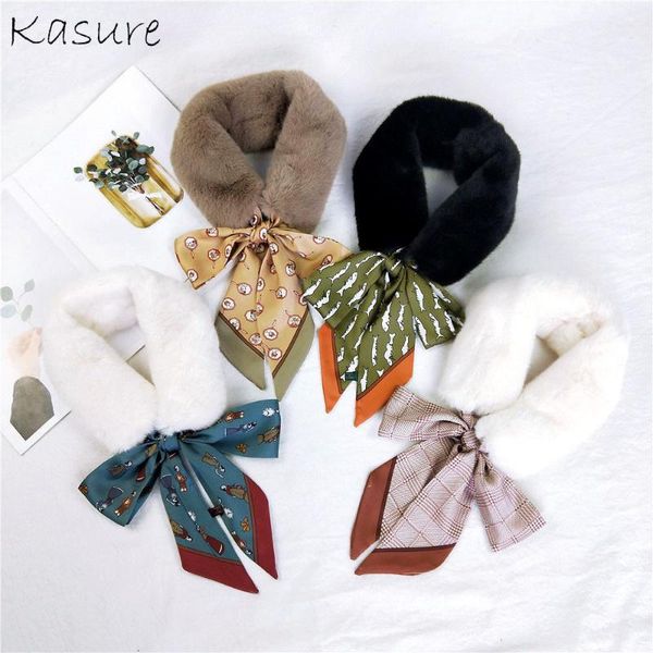 kasure women fashion fake fur neckerchief with printed ribbon band winter warm collar scarves foulard for women, Blue;gray
kasure women fashion fake fur neckerchief with printed ribbon band winter warm collar scarves foulard for women, Blue;gray