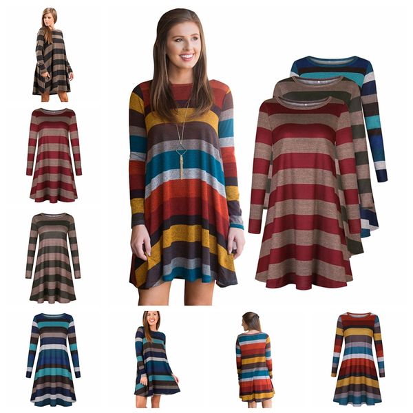 2019 european spring and summer fashion stripe casual street turtleneck round neck long sleeve dress, support mixed batch, Black;gray
2019 european spring and summer fashion stripe casual street turtleneck round neck long sleeve dress, support mixed batch, Black;gray