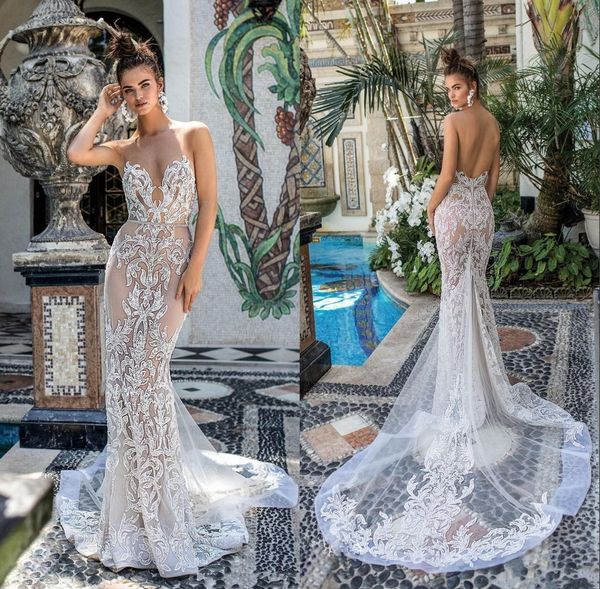 2019 New White Berta Mermaid Wedding Dresses With Detachable Train Sweetheart Neck Sleeveless Sash Country Bridal Gowns Lace Wedding Dress
2019 New White Berta Mermaid Wedding Dresses With Detachable Train Sweetheart Neck Sleeveless Sash Country Bridal Gowns Lace Wedding Dress