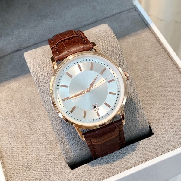 sports clock luxury mens black leather simple casual man calendar quartz movement fashion wristwatches modern designer watches, Slivery;brown
sports clock luxury mens black leather simple casual man calendar quartz movement fashion wristwatches modern designer watches, Slivery;brown