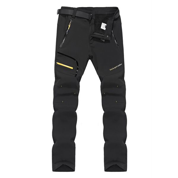 outdoor trousers men's windproof waterproof climbing pants thick ski pants soft pants fleece trousers women's, Tan;black
outdoor trousers men's windproof waterproof climbing pants thick ski pants soft pants fleece trousers women's, Tan;black