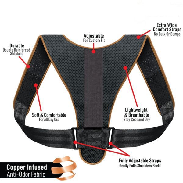 posture corrector for men and women adjustable upper back brace for clavicle support posture doctor quick easy posture corrector
posture corrector for men and women adjustable upper back brace for clavicle support posture doctor quick easy posture corrector