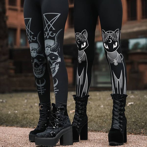 instablack legging women cats skulls printed elastic waist gothic streetwear pencil pants casual skinny autumn trousers, Black;white
instablack legging women cats skulls printed elastic waist gothic streetwear pencil pants casual skinny autumn trousers, Black;white