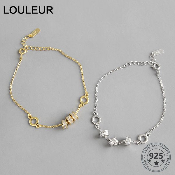 louleur real sterling 925 silver zircon bracelet elegant gold female bracelets for party women fine jewelry sister gifts, Golden;silver
louleur real sterling 925 silver zircon bracelet elegant gold female bracelets for party women fine jewelry sister gifts, Golden;silver