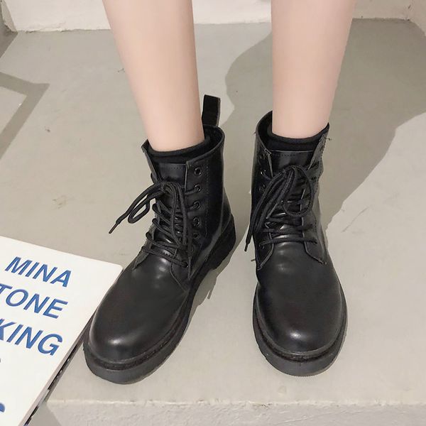 bootee woman 2019 women's rubber boots booties ladies low heels booties luxury designer shoes round toe lace up rain mid calf, Black
bootee woman 2019 women's rubber boots booties ladies low heels booties luxury designer shoes round toe lace up rain mid calf, Black