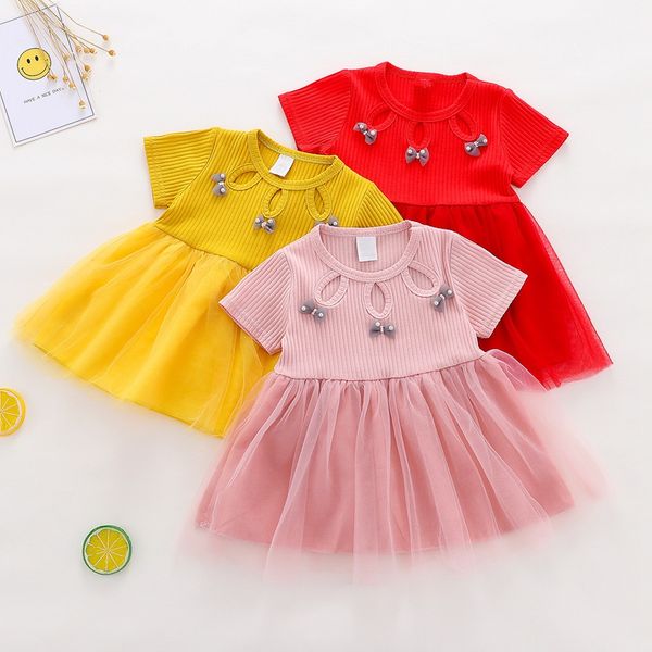 2019 summer sweet children sweet girl baby hollow out cute bow mesh patchwork party princess dress c2140, Red;yellow
2019 summer sweet children sweet girl baby hollow out cute bow mesh patchwork party princess dress c2140, Red;yellow