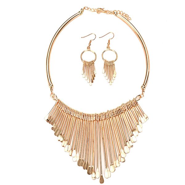 luxury womens necklaces torque metal tassels pendant chain bib choker necklace bijoux jewelry ornaments chokers 20h, Silver
luxury womens necklaces torque metal tassels pendant chain bib choker necklace bijoux jewelry ornaments chokers 20h, Silver