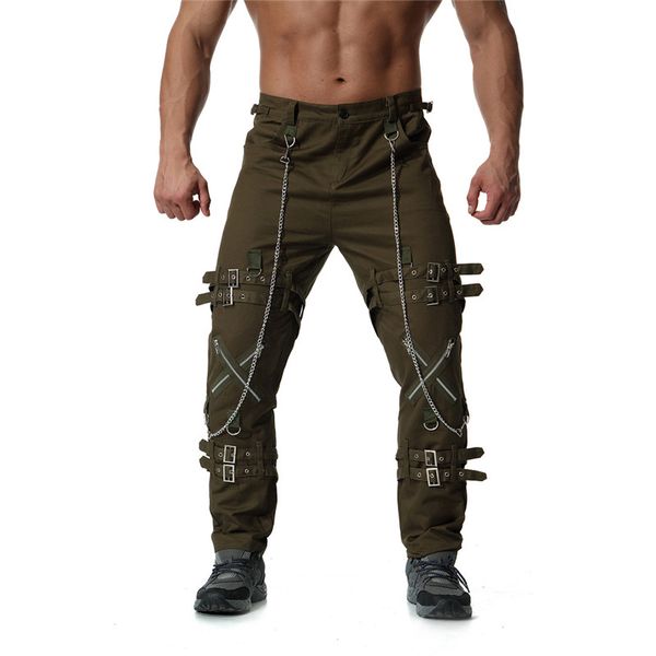 moruancle men punk style pants with zippers chains novelty hi street trousers fashion streetwear joggers size 28-38, Black
moruancle men punk style pants with zippers chains novelty hi street trousers fashion streetwear joggers size 28-38, Black