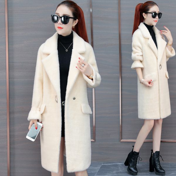 haute couture women faux fur coats women's winter jacket mink imitation warm winter coat plush female jacket b4070, Black
haute couture women faux fur coats women's winter jacket mink imitation warm winter coat plush female jacket b4070, Black
