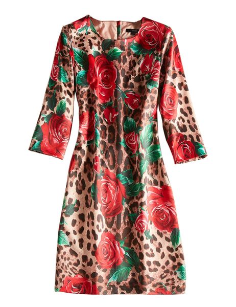 roses print women sheath dress round neck 3/4 sleeve casual dresses 05k884, Black;gray
roses print women sheath dress round neck 3/4 sleeve casual dresses 05k884, Black;gray