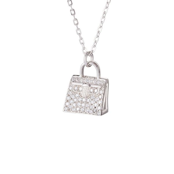 shiny zircon pendant necklace 925 sterling silver choker necklace women bag for women fashion jewelry 925 silver, Golden;silver
shiny zircon pendant necklace 925 sterling silver choker necklace women bag for women fashion jewelry 925 silver, Golden;silver