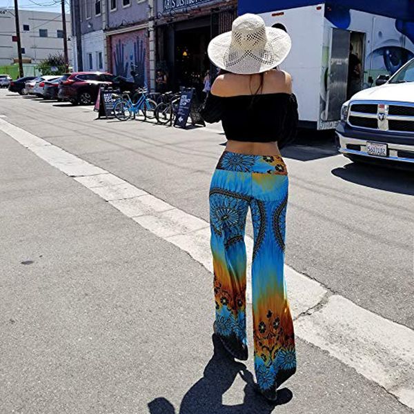 women's daily casual loose print stretchy wide leg pant palazzo lounge long pants holiday bohemian print tie dye mujer, Black;white
women's daily casual loose print stretchy wide leg pant palazzo lounge long pants holiday bohemian print tie dye mujer, Black;white