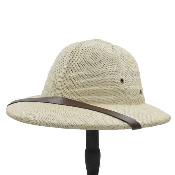 novelty summer men straw helmet pith sun hats for gentleman vietnam war army hat dad boater bucket safari jungle miners cap, Blue;gray
novelty summer men straw helmet pith sun hats for gentleman vietnam war army hat dad boater bucket safari jungle miners cap, Blue;gray