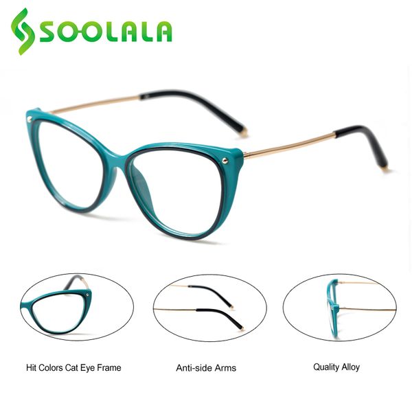 sunglasses soolala hit color cat eye readers reading glasses women clear lens alloy presbicia eyeglasses frame +1.0 1.5 2.0 2.5 3.0 to 4.0, White;black
sunglasses soolala hit color cat eye readers reading glasses women clear lens alloy presbicia eyeglasses frame +1.0 1.5 2.0 2.5 3.0 to 4.0, White;black
