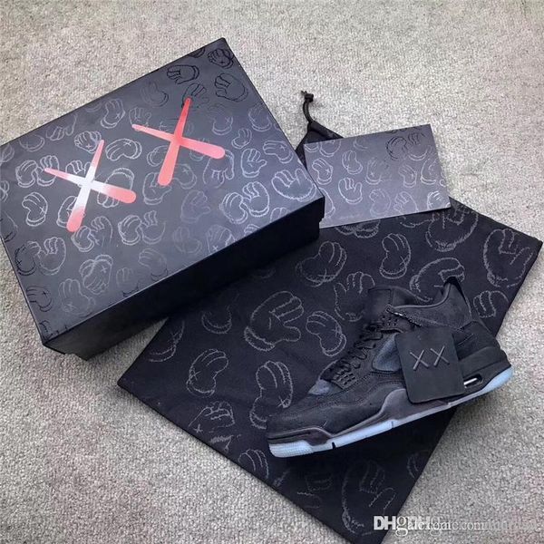 2018 4 XX Kaws Cool Grey 4S IV BlacK Basketball Shoes For Men suede Authentic Quality Sneakers With Original Box 930155-001
2018 4 XX Kaws Cool Grey 4S IV BlacK Basketball Shoes For Men suede Authentic Quality Sneakers With Original Box 930155-001
