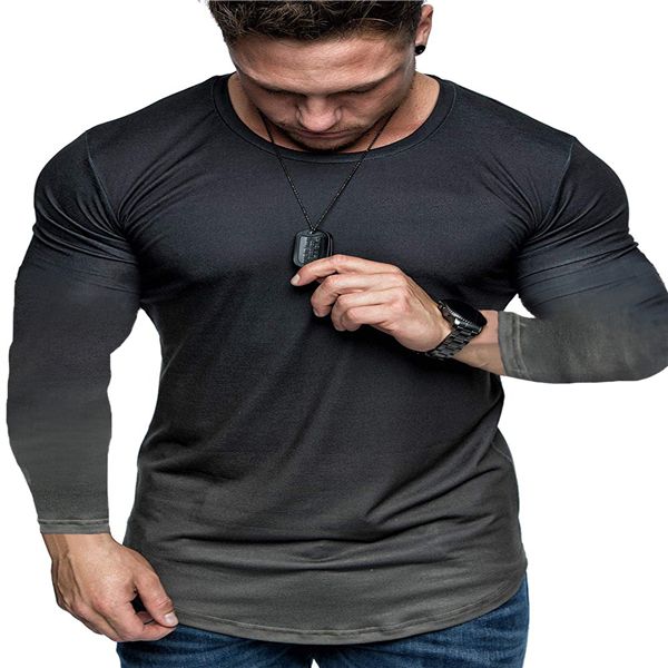 men's t-shirts mens t shirts gradient long sleeve t-shirt fashion washed round neck tee retro loose high street casual, White;black
men's t-shirts mens t shirts gradient long sleeve t-shirt fashion washed round neck tee retro loose high street casual, White;black