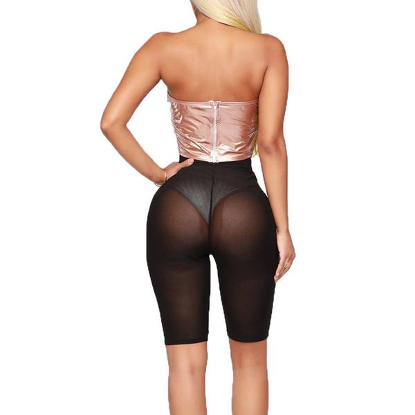 women silk feel see through mesh cover up shorts, Blue;gray 
women silk feel see through mesh cover up shorts, Blue;gray