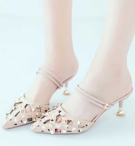 classic sandals lady summer 2019 brand sandals metal buckle leather high-heeled women's shoes 7m, Black
classic sandals lady summer 2019 brand sandals metal buckle leather high-heeled women's shoes 7m, Black