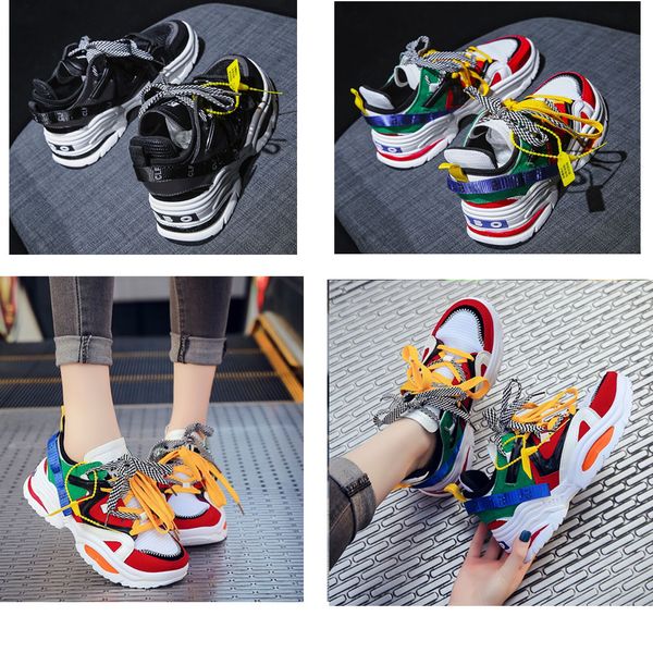 kanye west women casual shoes triple s breathable mesh height increasing 6cm ins ulzza harajuku sneakers outdoor flats walking shoes, Black
kanye west women casual shoes triple s breathable mesh height increasing 6cm ins ulzza harajuku sneakers outdoor flats walking shoes, Black