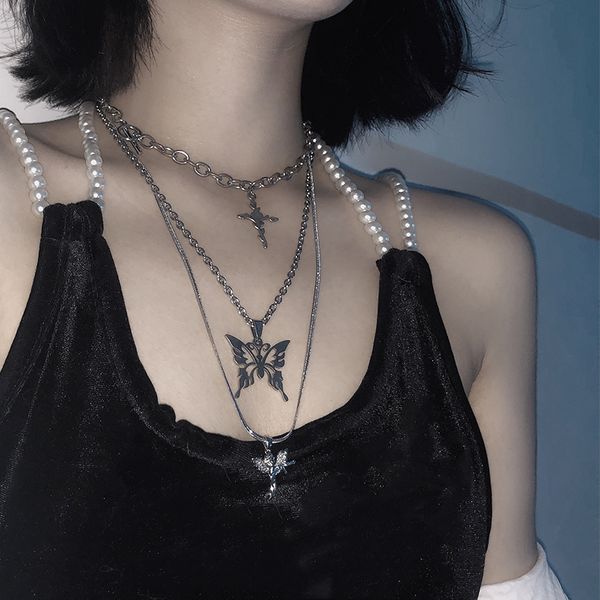 korea ins harajuku style jewelry europe and the united states men and women hip hop necklace multi, Silver
korea ins harajuku style jewelry europe and the united states men and women hip hop necklace multi, Silver