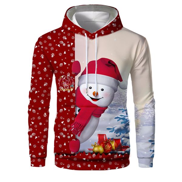 christmas hoodies men's sweatshirt fun ugly 3d print snowman cute pullovers long sleeve hooded tracksuit harajuku funny outwear, Black
christmas hoodies men's sweatshirt fun ugly 3d print snowman cute pullovers long sleeve hooded tracksuit harajuku funny outwear, Black