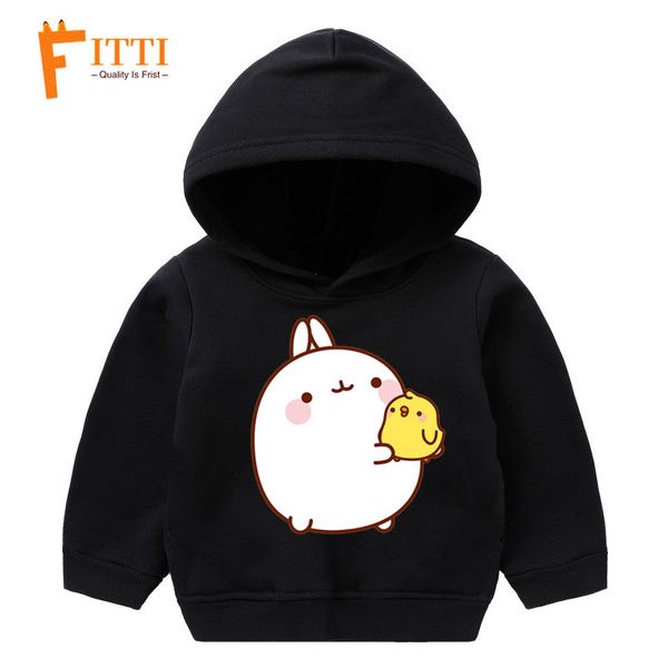 children molang and piupiu hoodies sweater children's autumn and winter sweatshirt hoodie, Black
children molang and piupiu hoodies sweater children's autumn and winter sweatshirt hoodie, Black
