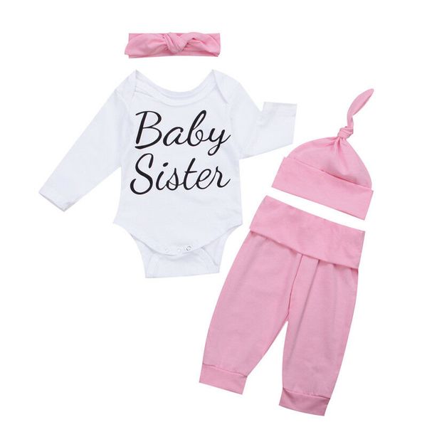 4 pieces pink newborn baby girls clothes romper jumpsuit bodysuit long pants outfits set, Pink;blue
4 pieces pink newborn baby girls clothes romper jumpsuit bodysuit long pants outfits set, Pink;blue
