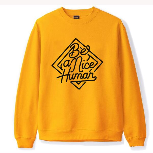 be a nice human sweatshirt women tumblr save the hoodies autumn long sleeve pullovers kindness jumpers dropshipping, Black
be a nice human sweatshirt women tumblr save the hoodies autumn long sleeve pullovers kindness jumpers dropshipping, Black