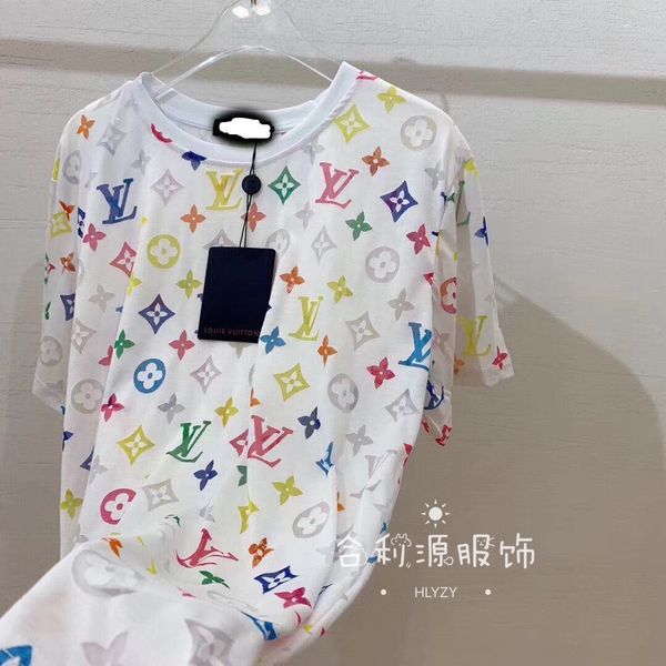 short-sleeved female students korean version of loose t-shirt female personality color printing bottom shirt 2020 spring shirt short-sleeved
short-sleeved female students korean version of loose t-shirt female personality color printing bottom shirt 2020 spring shirt short-sleeved