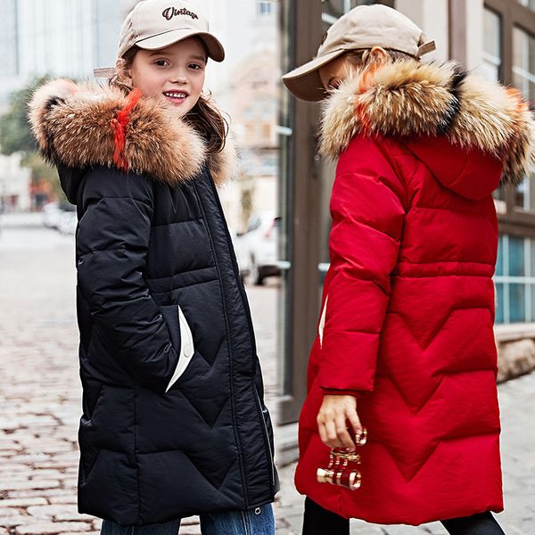 30 degree winter down jacket for girls clothes parka warm fur hooded coat 2019 new winter teen children thick long outerwear, Blue;gray
30 degree winter down jacket for girls clothes parka warm fur hooded coat 2019 new winter teen children thick long outerwear, Blue;gray