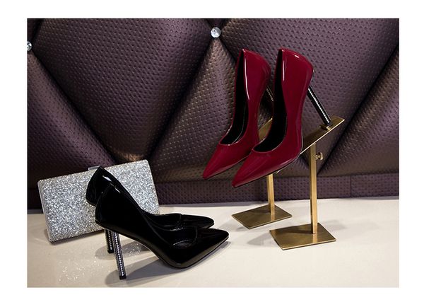 high heels shoes woman elegant thin high heels pointed toe rwomen pumps party spring autumn plus size, Black
high heels shoes woman elegant thin high heels pointed toe rwomen pumps party spring autumn plus size, Black
