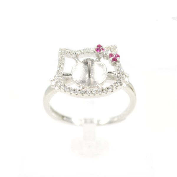 s925 silver pearl ring accessories pearl ring mountings hollow mouth adjustable diy cat and kitty girl style ps4mjz045, Slivery;crystal
s925 silver pearl ring accessories pearl ring mountings hollow mouth adjustable diy cat and kitty girl style ps4mjz045, Slivery;crystal