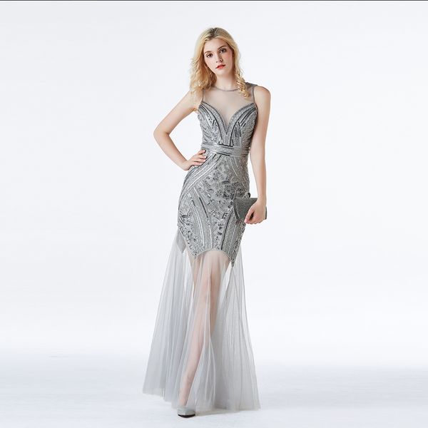 popular 2020 vintage dress bridesmaid beading mesh sequin european and american wedding dress long dress
popular 2020 vintage dress bridesmaid beading mesh sequin european and american wedding dress long dress