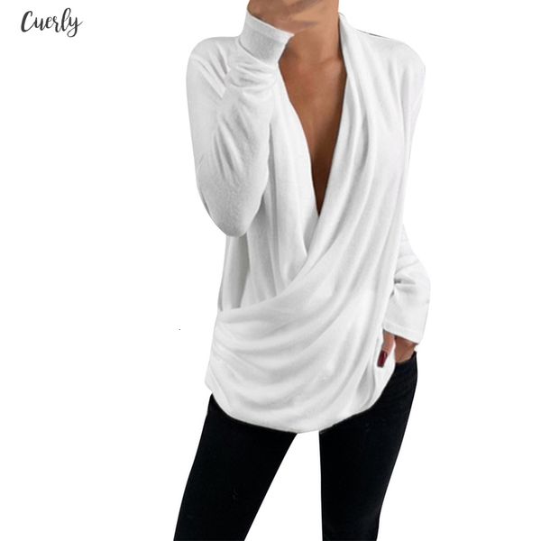 women casual loose deep v neck long sleeve pleated wrap shirt tunic autumn warm blouse female blusas hot, White
women casual loose deep v neck long sleeve pleated wrap shirt tunic autumn warm blouse female blusas hot, White